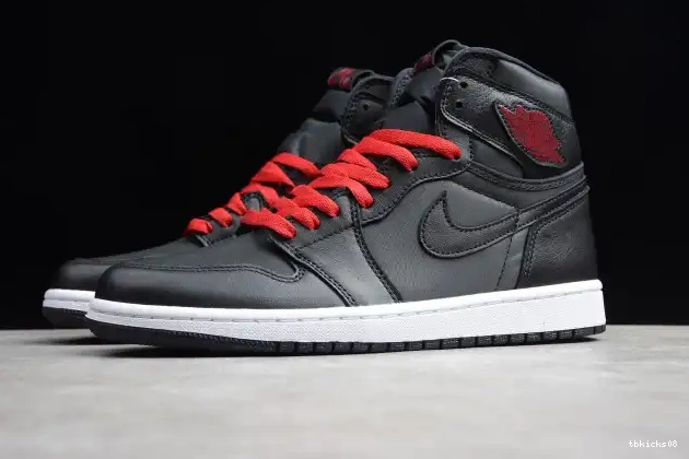 Rep TBkick Jordan Air Black High Retro OG 1 Satin 555088-060 0616